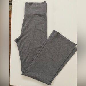Calvin Klein Gray High-Waisted Leggings with fold over waist band